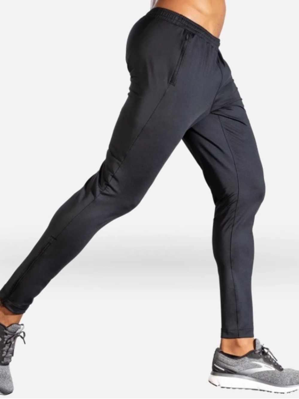 Brooks Men's Spartan Pants Black Sz Large NWT 211365001